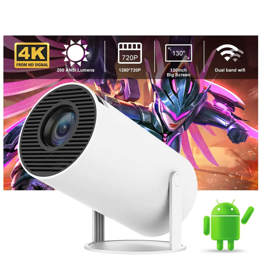 Mini Projector 4K WIFI6 BT5.0
