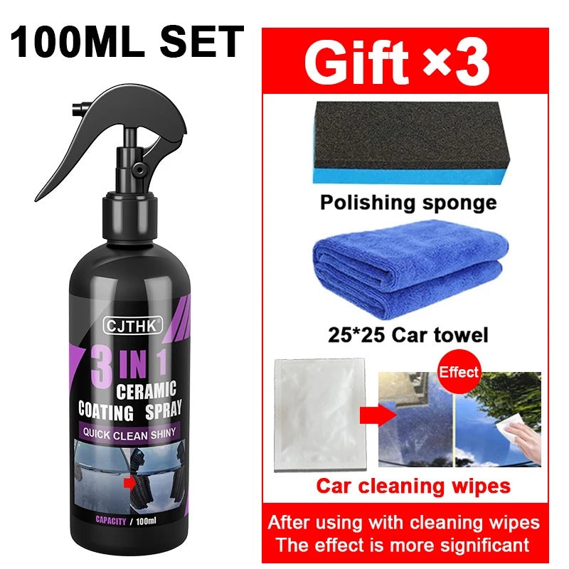ShineGuard™ – Ultimate 3-in-1 Nano Ceramic Coating Spray