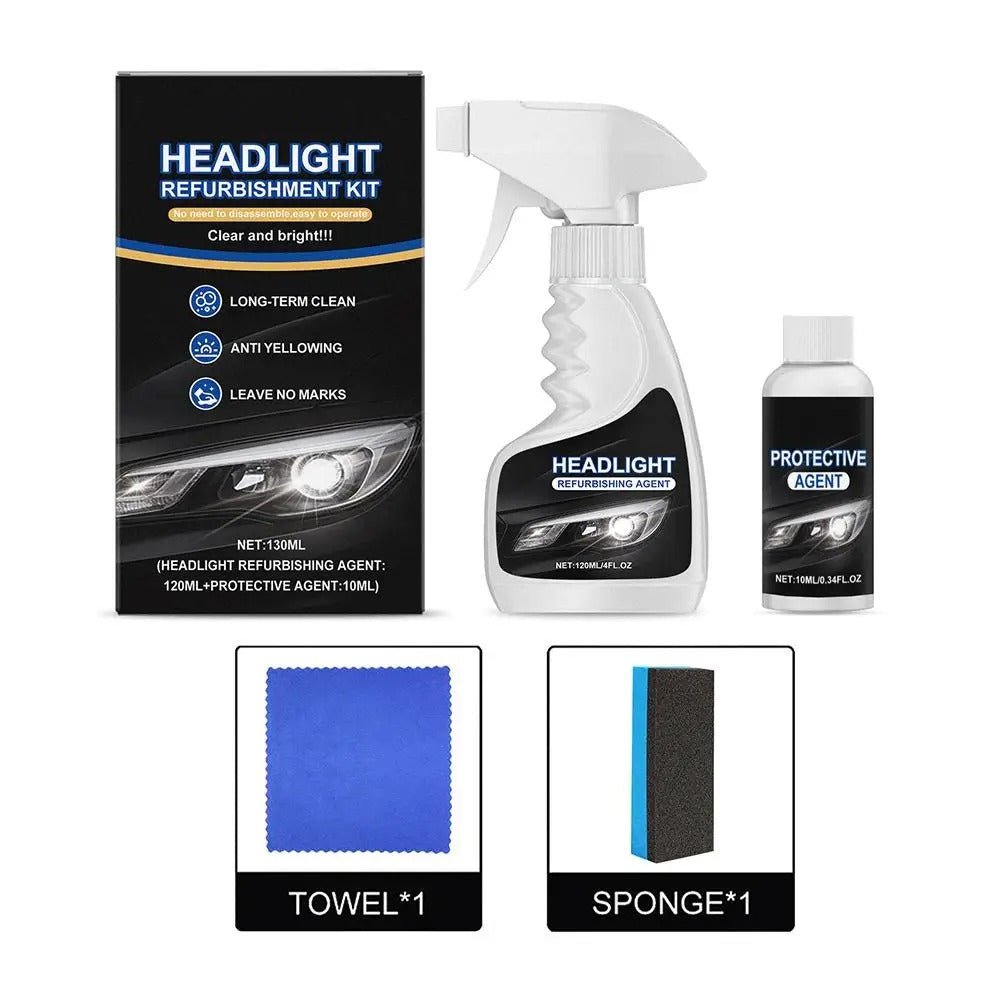 ClearVision™ Pro - Professional Headlight Restoration & UV Protection Kit