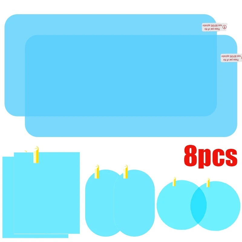 RainShield™ Nano – 360° Hydrophobic Mirror & Window Film Kit