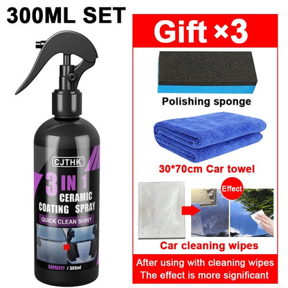 ShineGuard™ – Ultimate 3-in-1 Nano Ceramic Coating Spray