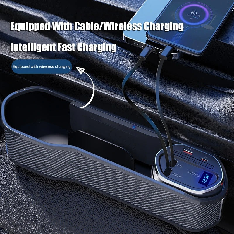 ProCharge-X - 40W Premium Seat Gap Organizer & Fast Charger
