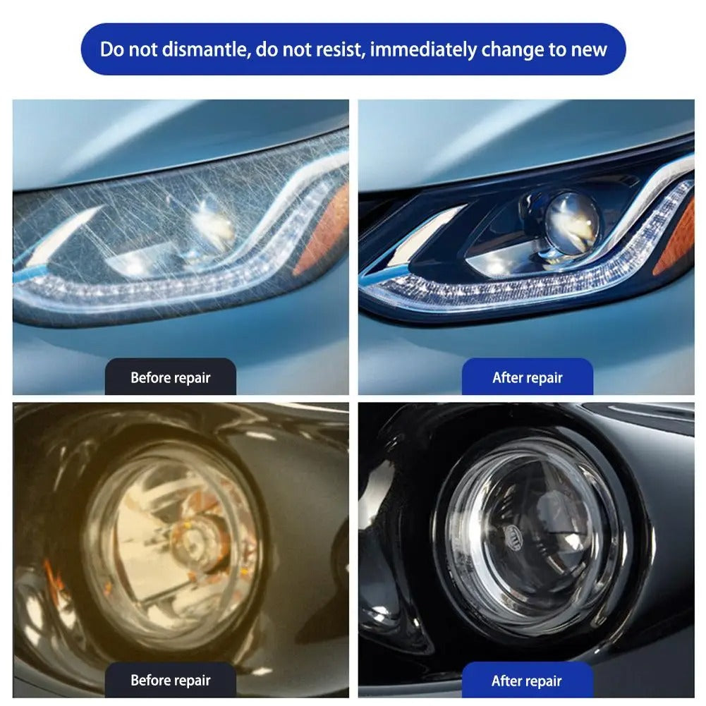 ClearVision™ Pro - Professional Headlight Restoration & UV Protection Kit