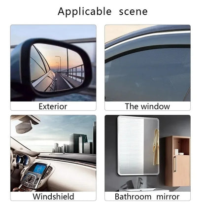 RainShield™ Nano – 360° Hydrophobic Mirror & Window Film Kit