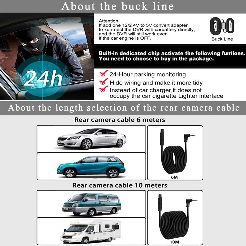 VisionDrive™ 4K Mirror Dash Cam — Wireless CarPlay & Android Auto